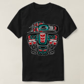 Noordwest-Pacifische Haida Tlingit Native Raven To T-shirt (Design voorkant)