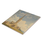 Noordwest uitzicht van Fonthill Abbey (w/c op papi Tegeltje (Zijkant)