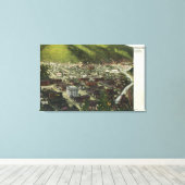 Noordwest-Uitzicht van TownWallace, ID Canvas Afdruk (Insitu (Houten vloer))