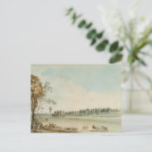 Noordwest Uitzicht Wakefield Lodge in Whittlebury Briefkaart (Staand voorkant)