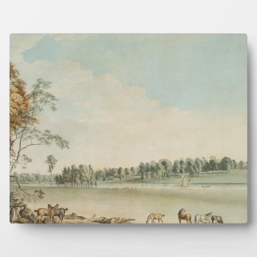 Noordwest Uitzicht Wakefield Lodge in Whittlebury Fotoplaat (Voorkant)