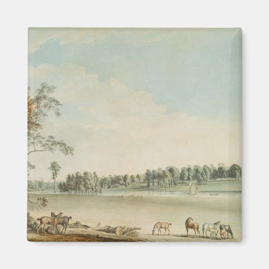 Noordwest Uitzicht Wakefield Lodge in Whittlebury Magneet (Voorkant)