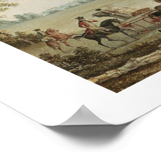 Noordwest Uitzicht Wakefield Lodge in Whittlebury Poster (Hoek)