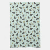 Noordwestelijke bossen en Beren Theedoek (Verticaal)