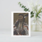 Noordwestelijke Indiërs - Chief Joseph van de Nez Briefkaart (Staand voorkant)