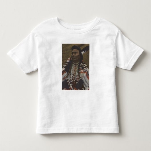 Noordwestelijke Indiërs - Chief Joseph van de Nez Kinder Shirts (Voorkant)