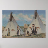 Noordwestelijke Indiërs - Chief's Love Call en Hap Poster (Voorkant)