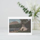 Noordwestelijke Indiërs - het land van Sky Blue Briefkaart (Staand voorkant)