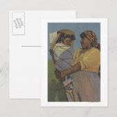 Noordwestelijke Indiërs - Indiase vrouw Briefkaart (Voorkant / Achterkant)