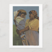 Noordwestelijke Indiërs - Indiase vrouw Briefkaart (Voorkant)