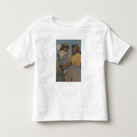 Noordwestelijke Indiërs - Indiase vrouw Kinder Shirts (Voorkant)