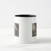 Noordwestelijke Indiërs op een pow wow voor de oor Mok (Midden)