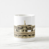 Noordwestelijke kraan en schoppenbak magische mok (Center)