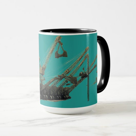 noordwestkraan en schopinstallaties mok (Voorkant rechts)