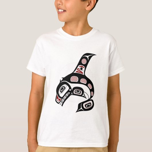 Noordwestkust van de Stille Oceaan Haida art Kille T-shirt (Voorkant)