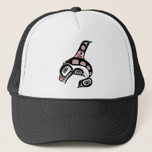 Noordwestkust van de Stille Oceaan Haida art Kille Trucker Pet