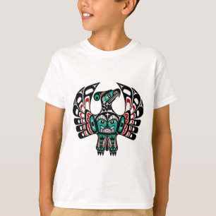 Noordwestkust van de Stille Oceaan Haida art Thund T-shirt