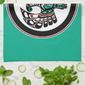 Noordwestkust van de Stille Oceaan Haida art Thund Theedoek (Gevouwen)