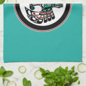 Noordwestkust van de Stille Oceaan Haida art Thund Theedoek (Gevouwen)