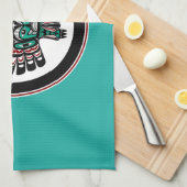 Noordwestkust van de Stille Oceaan Haida art Thund Theedoek (Quarter Fold)