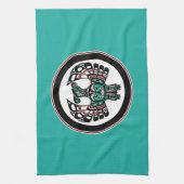 Noordwestkust van de Stille Oceaan Haida art Thund Theedoek (Verticaal)