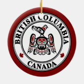 Noordwestkust van de Stille Oceaan: Haida Kaigani  Keramisch Ornament (Achterkant)