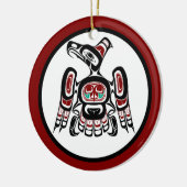 Noordwestkust van de Stille Oceaan Kaigani Thunder Keramisch Ornament (Links)