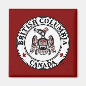 Noordwestkust van de Stille Oceaan Kaigani Thunder Magneet (Voorkant)