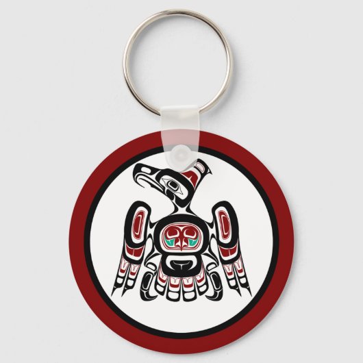 Noordwestkust van de Stille Oceaan Kaigani Thunder Sleutelhanger (Voorkant)