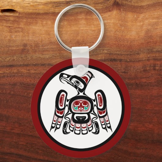 Noordwestkust van de Stille Oceaan Kaigani Thunder Sleutelhanger (Voorkant)