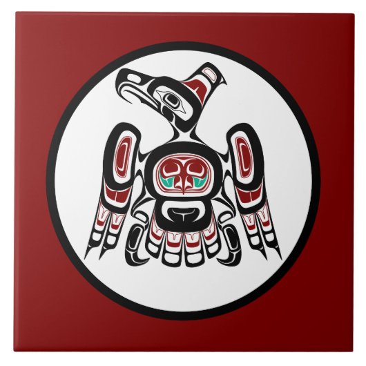 Noordwestkust van de Stille Oceaan Kaigani Thunder Tegeltje (Voorkant)