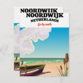 Noordwijk Nederland reisposter (Voorkant / Achterkant)