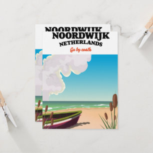 Noordwijk Nederland reisposter