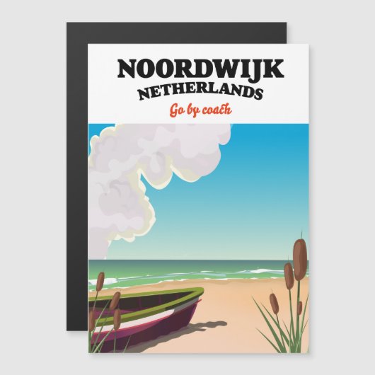 Noordwijk Nederland reisposter (Voorkant / Achterkant)