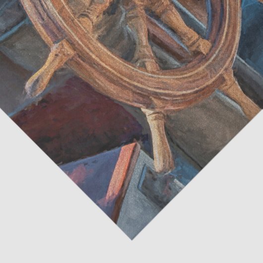 Noordzee Blauwe kustvaart Tissuepapier (Detail)