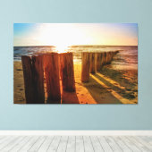 Noordzee idylle canvas afdruk (Insitu (Houten vloer))