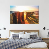 Noordzee idylle canvas afdruk (Insitu (Slaapkamer))