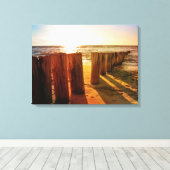 Noordzee idylle canvas afdruk (Insitu (Houten vloer))