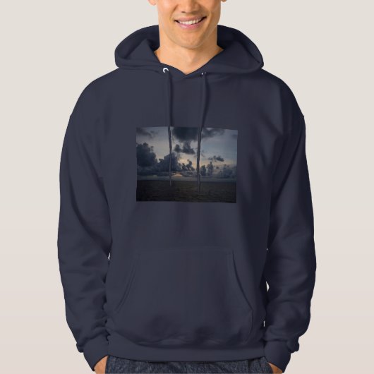 Noordzee, Voorbode Zonsondergang. Hoodie (Voorkant)