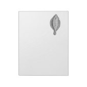 Noordzeekracht Vis Gepersonaliseerde Sjabloon Notitieblok (Linkerzijde)