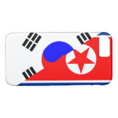 noordzuidelijk korea - symbool van de halve vlag Case-Mate iPhone case (Achterkant (Horizontaal))
