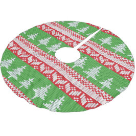 Noors Alpiene kerstboompatroon Kerstboom Rok