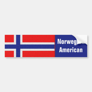 Noors Amerikaans Bumpersticker