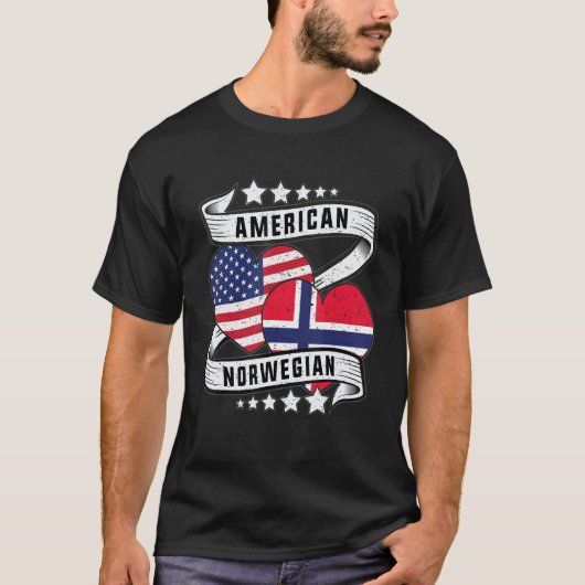 Noors Amerikaans shirt HalfNoors (Voorkant)