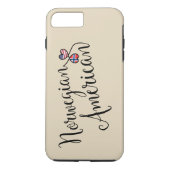 Noors Amerikaans Ton Hearts Cell Phone Case (Achterkant)