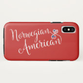 Noors Amerikaans Ton Hearts Cell Phone Case (Achterkant (horizontaal))