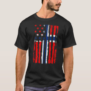 Noors-Amerikaanse Pride VS Vlag Noorwegen Roots T-shirt