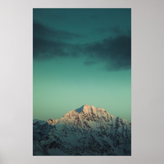 Noors berglandschapsfoto poster (Voorkant)