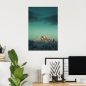 Noors berglandschapsfoto poster (Thuiskantoor)