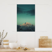 Noors berglandschapsfoto poster (Keuken)
